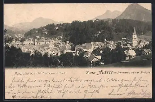 AK Aussee, Panorama von der Tauscherin aus