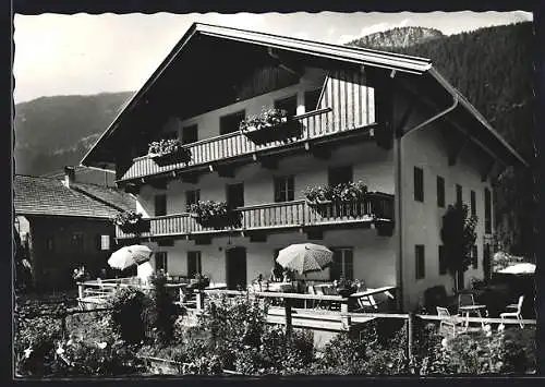 AK Mayrhofen /Zillertal, Fremdenheim-Pension Freihaus v. Anna Schragl