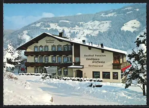 AK Hippach /Zillertal, Gasthof-Pension Landhaus Stefanie der Fam. Pepi Kröll