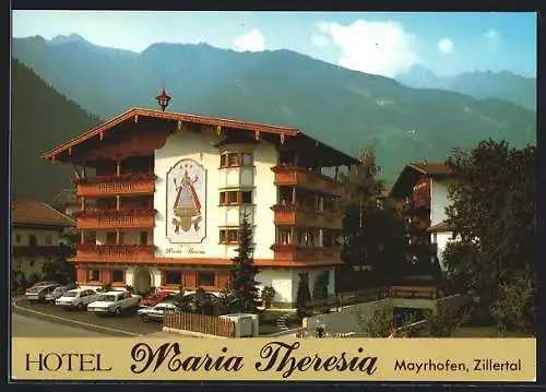 AK Mayrhofen /Zillertal, Das Hotel Maria Theresia der Familie Koch