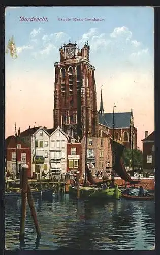 AK Dordrecht, Groote Kerk-Bomkade