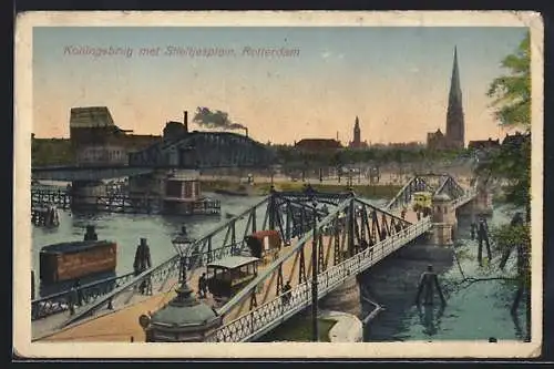 AK Rotterdam, Koningsbrug met Stieltjesplein