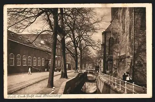 AK Delft, Oude Delft met Prinsenhof