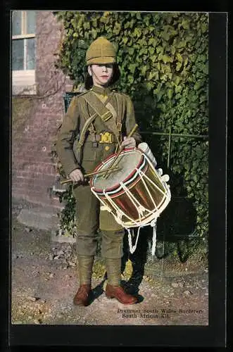 AK Drummer South Wales Borderers, South African Kit, britischer Trommler