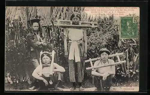 AK Tonkin, Ninh-Binh, Femmes de Pirates