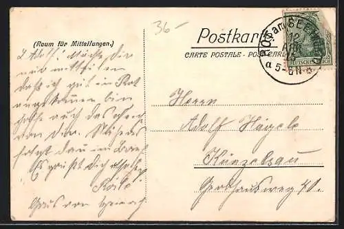 AK Roth a. See, Gasthof z. Eisenbahn, Gasthof deutscher Kaiser, Handlung Eisenmann, Panorama