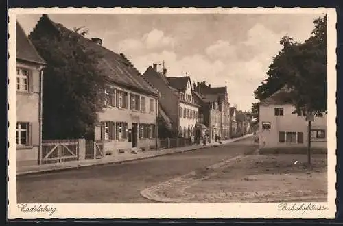 AK Cadolzburg, Blick in die Bahnhofstrasse