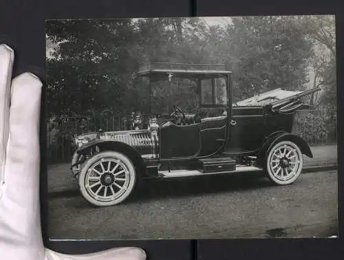 Fotografie Auto Hotchkiss Landaulet, aufgebaut von Parr & Hamshaw, Karosseriebau-Firma in Leicester