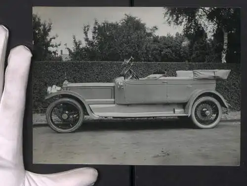 Fotografie Auto Daimler Cabriolet, Luxus Cabrio aufgebaut von Parr & Hamshaw, Karosseriebau-Firma in Leicester