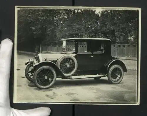 Fotografie Auto Hotchkiss, PKW aufgebaut von Parr & Hamshaw, Karosseriebau-Firma in Leicester