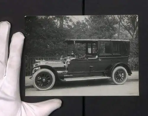 Fotografie Auto Hotchkiss Landaulet, Luxus PKW aufgebaut von Parr & Hamshaw, Karosseriebau-Firma in Leicester