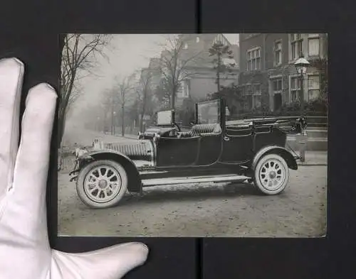 Fotografie Auto Hotchkiss Cabrio, Luxus Cabriolet aufgebaut von Parr & Hamshaw, Karosseriebau-Firma in Leicester