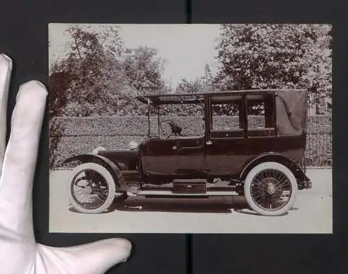 Fotografie Auto Landaulet, Luxus PKW aufgebaut von Parr & Hamshaw, Karosseriebau-Firma in Leicester