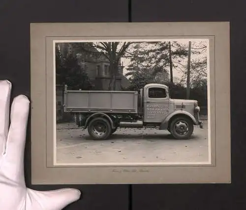 Fotografie unbekannter Fotograf, Ansicht Leicester, Lastwagen Morris, Fisher & Polter Ltd Leicester, Phoenix Iron Works