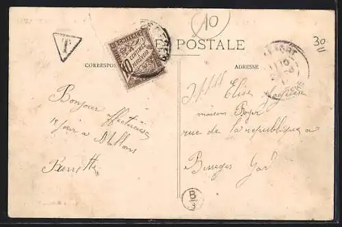 AK Malons, Vue générale de Malons, à 12 k. de la Gare de Villefort