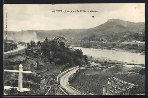 AK Anduze, Apercu sur la Vallée du Gardon