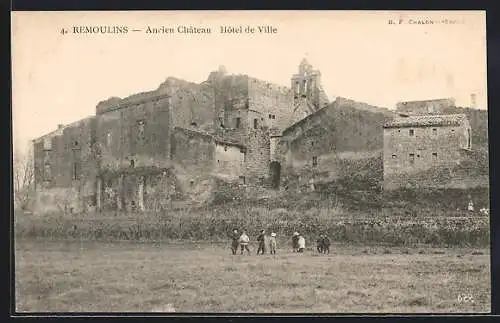 AK Remoulins, Ancien Château Hôtel de Ville