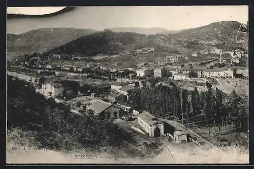 AK Bessèges, Vue générale du Travers