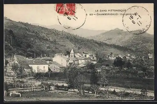 AK Chamborigaud, Le Gard Pittoresque, Vue générale