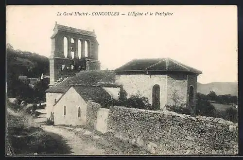 AK Concoules, L`Eglise et le Presbytère