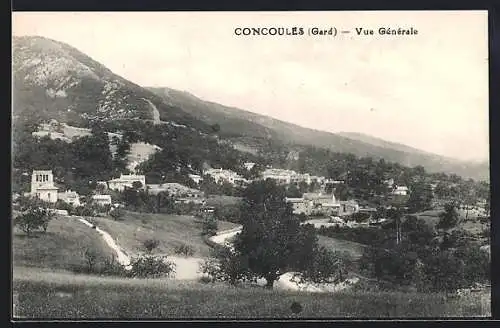 AK Concoules (Gard), Vue Générale