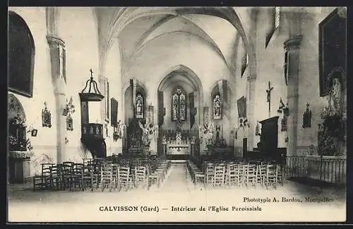 AK Calvisson, Intérieur de l`Église Paroissiale