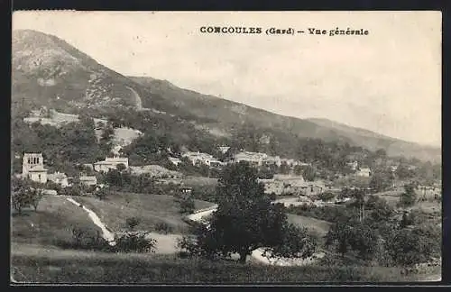 AK Concoules (Gard), Vue générale