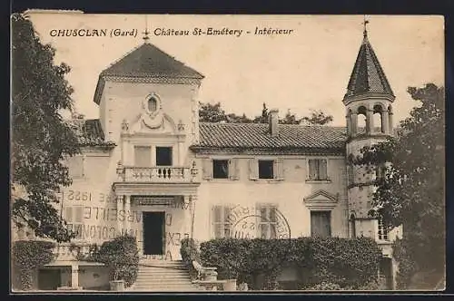 AK Chusclan, Château St-Emétery, Intérieur