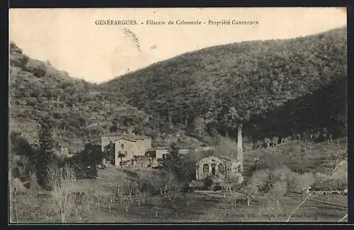 AK Générargues, Filature de Cahanoule, Propriété Camberdon