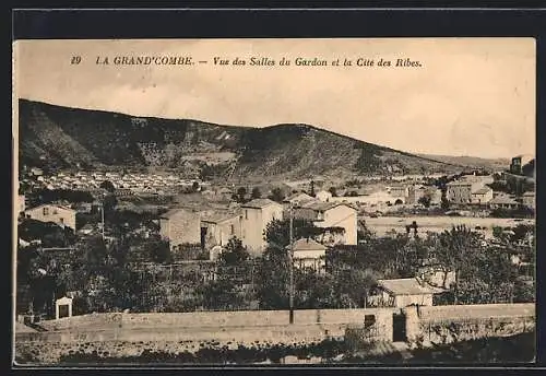 AK La Grand`Combe, Vue des Salles du Gardon et la Cité des Ribes