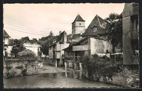 AK Salies-de-Béarn, Vieilles Maisons et le Gave