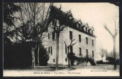 AK Salies-de-Béarn, Vue d`Hiver, Villa St-Joseph