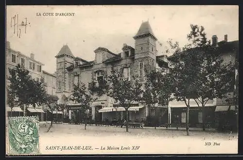 AK Saint-Jean-de-Luz, La Cote d`Argent, La Maison Louis XIV