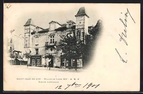 AK Saint-Jean-de-Luz, Maison de Louis XIV, Facade principale