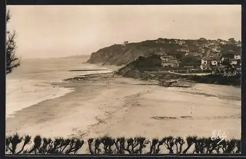 AK Bidart /B.-P., Vue générale, La Côte vers Biarritz