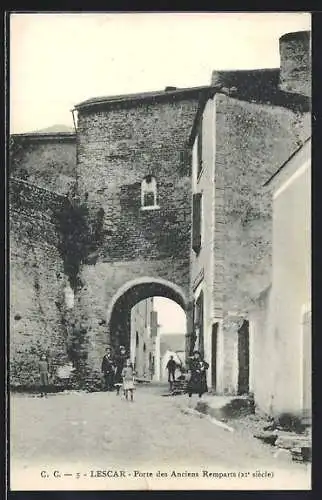 AK Lescar, Porte des Anciens Remparts