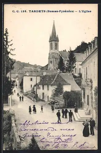 AK Tardets /Basses-Pyrénées, L`Eglise