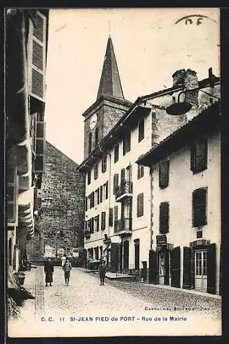 AK St-Jean-Pied-de-Port, Rue de la Mairie, Strassenpartie