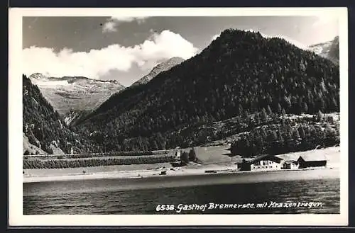 AK Brenner, Gasthof Brennersee mit Kraxentrager