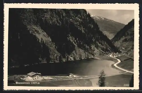 AK Brennersee, Gesamtansicht mit Gasthof