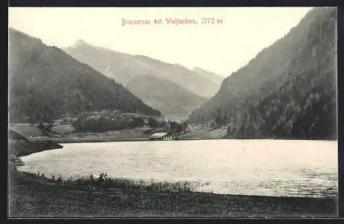 AK Brenner, am Ufer des Brennersee mit Wolfendorn