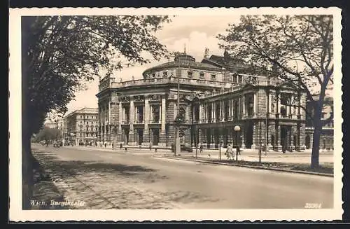 AK Wien, Burgtheater mit Strasse