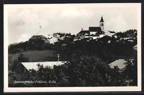 AK Peilstein /O. Oe., Ortsansicht mit Kirche