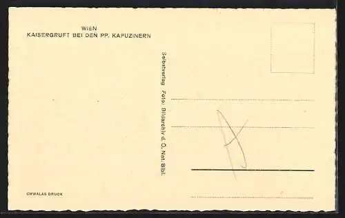 AK Wien, Kaisergruft bei den PP. Kapuzinern, Maria-Theresia-Gruft