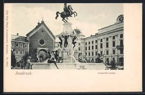 AK Innsbruck, Am Leopoldsbrunnen