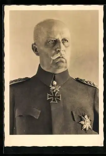 AK Porträt General Erich Ludendorff in Uniform