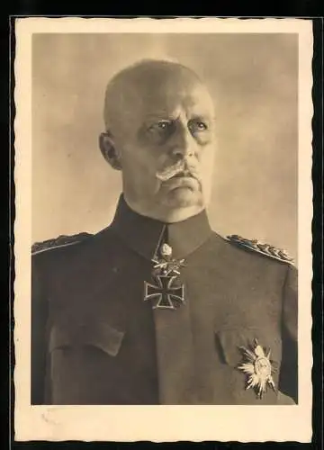 AK Porträt General Erich Ludendorff in Uniform