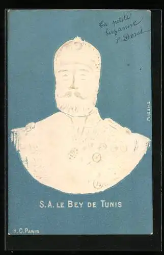 Präge-AK S. A. Le Bey de Tunis