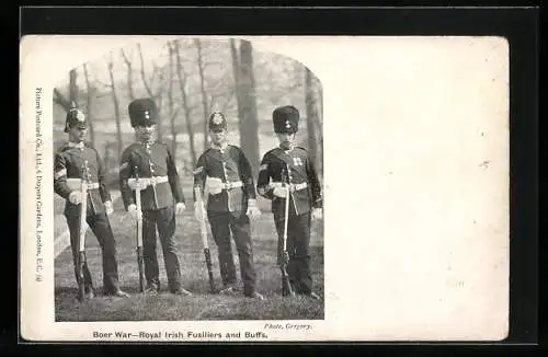 AK Boer War, Royal Irish Fusiliers and Buffs