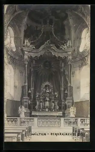 Foto-AK A. Stockhammer: Innsbruck, Wilten, Altar in der Pfarrkirche